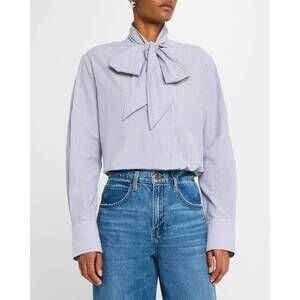 NEW VANESSABRUNO esteban blouse in blue